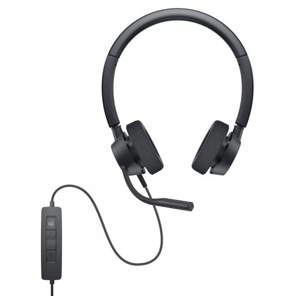 Dell DELL WH3022 Auricolare Cablato A Padiglione Ufficio Nero