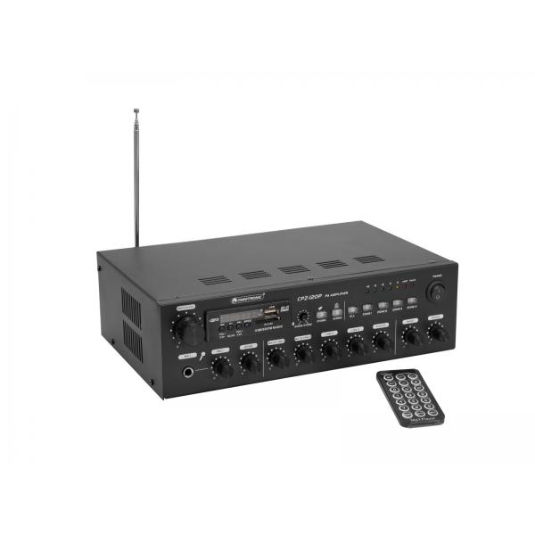 Omnitronic 80709704 amplificatore audio Resa/fase Nero