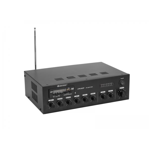 Omnitronic 80709606 amplificatore audio Resa/fase Nero