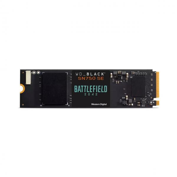Western Digital Black SN750 SE M.2 500 GB PCI Express 4.0 NVMe (WD_BLACK SN750 SE WDBB9J5000ANC - Battlefield 2042 Bundle - SSD - 500 GB - interno - M.2 2280 - PCIe 4.0 [NVMe])
