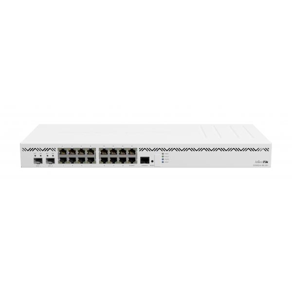 Mikrotik CCR2004-16G-2S+ router cablato Gigabit Ethernet Bianco (MikroTik CCR2004 Cloud Core 16 Port Router - CCR2004-16G-2S+ [RouterOS L6])