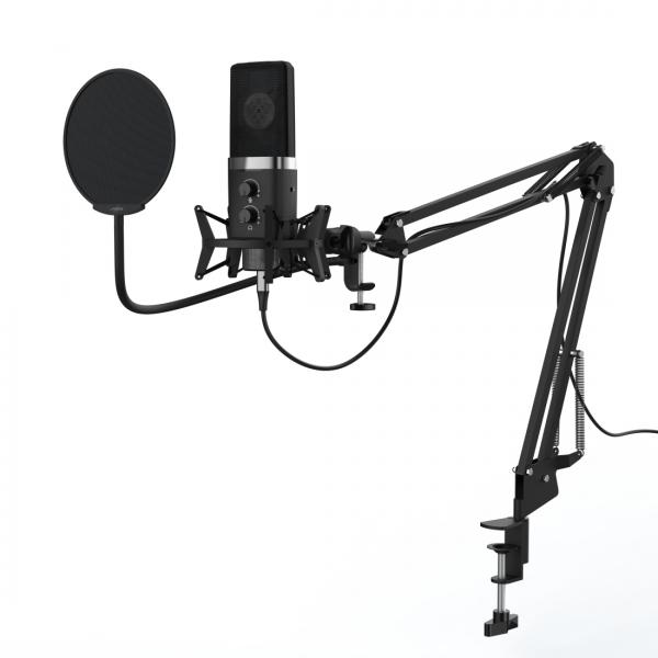 Hama Stream 900 HD Studio Nero Microfono da tavolo