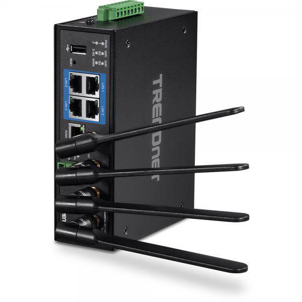 Trendnet TI-W100 router wireless Gigabit Ethernet Dual-band (2.4 GHz/5 GHz) 3G 4G 5G Nero