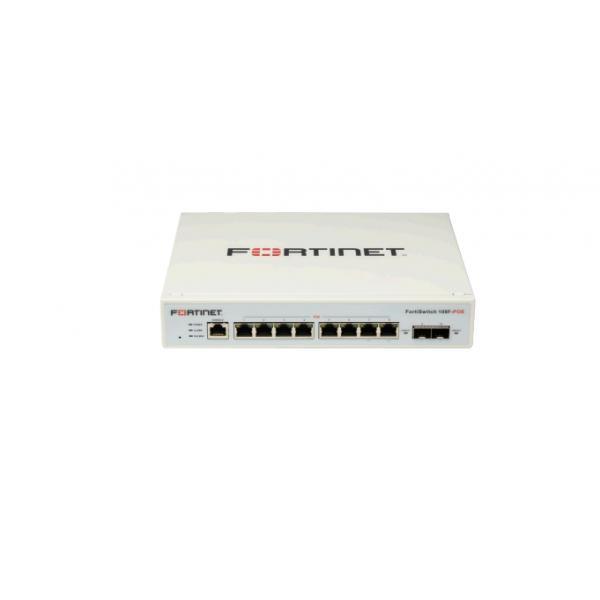 FORTISWITCH-108F SWITCH L2 - 8 PORTE GE RJ45, 2 P. GE SFP, SENZA VENTOLE DI RAFFREDDAMENTO