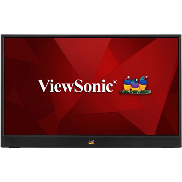 ViewSonic VA1655 - LED monitor - 16 [15.6 viewable] - portable - 1920 x 1080 Full HD [1080p] @ 60 Hz - IPS - 250 cd/mï¿½ - 800:1 - 7 ms - Mini HDMI, USB-C - speakers