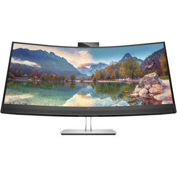 HP Monitor per video conferenze con schermo curvo E34m G4 USB-C WQHD (E34m G4 86.4 cm [34] 3440 x - 1440 pixels Wide Quad HD - Black - Warranty: 12M)