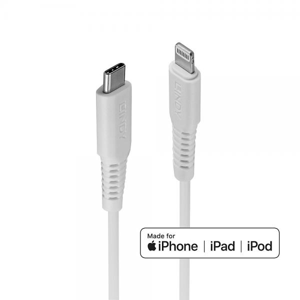 Cavo USB Tipo C a Lightning bianco, 0.5m
