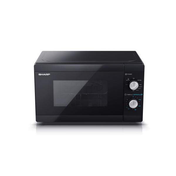 Sharp YC-MG01E-B forno a microonde Superficie piana Microonde combinato 20  L 800 W Nero