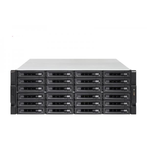 QNAP TS-H2477XU-RP-3700X-32G/96TB-TE server NAS e di archiviazione Armadio [4U] Collegamento ethernet LAN Nero (QNAP TS-h2477XU-RP-3700X-32G/96TB TE)