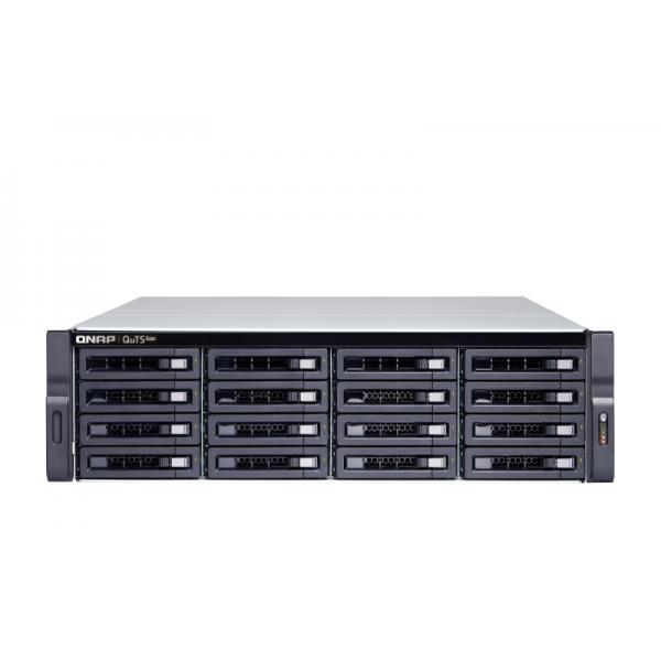 QNAP TS-h1677XU-RP NAS Armadio [3U] Collegamento ethernet LAN Nero 3700X (QNAP TS-h1677XU-RP-3700X-32G/96TB TEE)