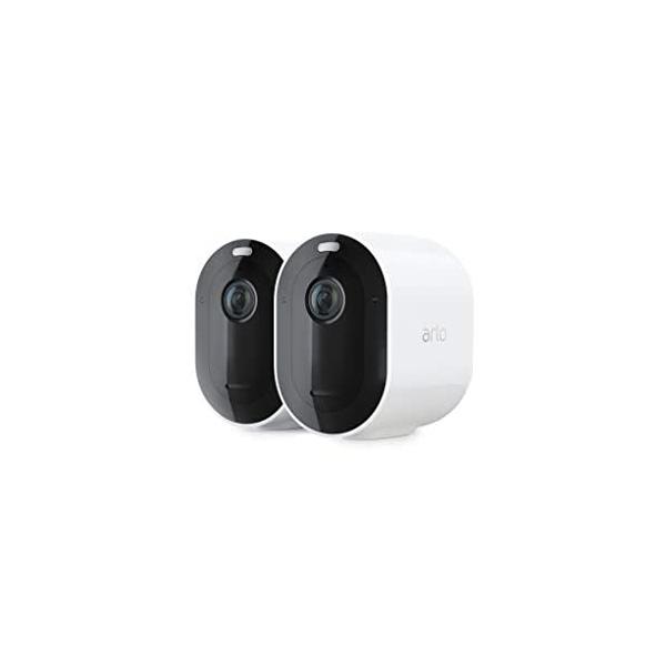 Arlo Pro 4 - Network surveillance camera - outdoor, indoor - weatherproof - colour [Day&Night] - 4 MP - 2560 x 1440 - audio - wireless - Wi-Fi - USB 2.0 - H.264, H.265 - DC 5 V [pack of 2]
