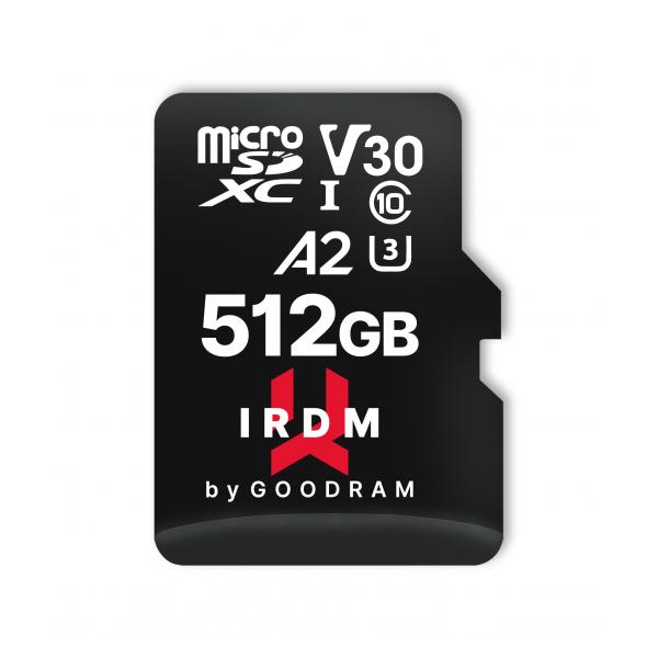 Goodram IRDM M2AA A2 memoria flash 512 GB MicroSDHC UHS-I