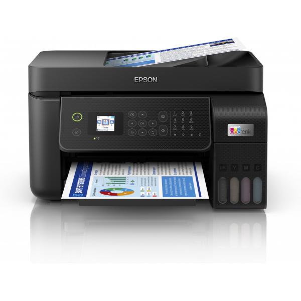 Epson EcoTank ET-4800 Ad inchiostro A4 5760 x 1440 DPI 33 ppm Wi-Fi (Epson EcoTank ET-4800 ET 4800 ET4800 - Multifunction printer - colour - ink-jet - refillable - A4 [media] - up to 10 ppm [printing] - 100 sheets - 33.6 Kbps - USB, LAN, Wi-Fi - black)