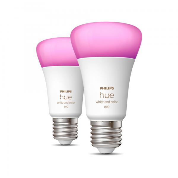 PHILIPS Hue White & Colour Ambiance Smart LED lampadine E27 - Compatibile con Bluetooth