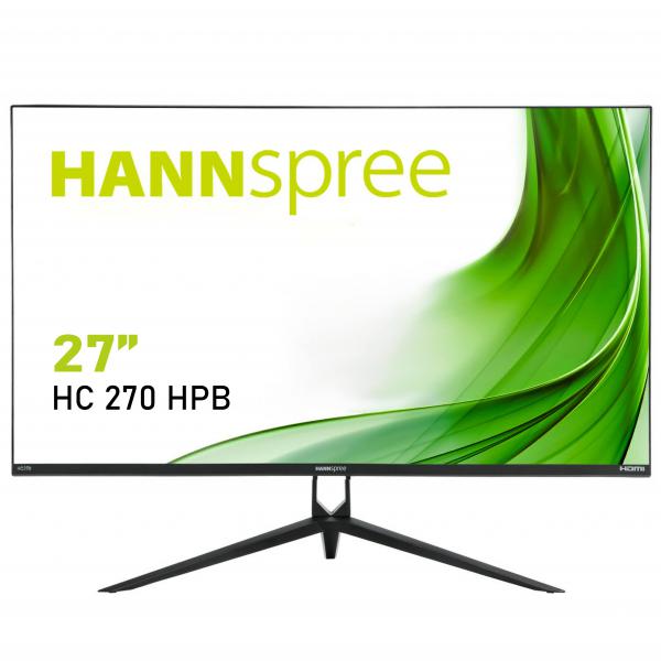 Hannspree HC 270 HPB Monitor PC 68,6 cm [27] 1920 x 1080 Pixel Full HD LED Nero (27 FHD HDMI MTR 1000:1 VESA SLIM)