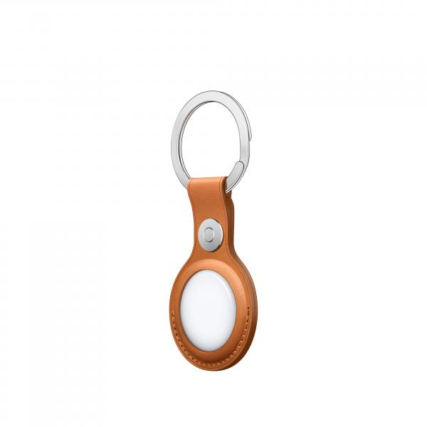 AirTag Leather Key Ring - Golden Brown MMFA3ZM/A