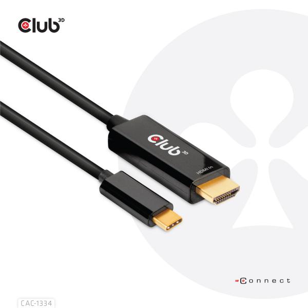 CLUB3D CAVO HDMI 2.0 TO USB C 4K 60HZ 1,8M/6FT M/M