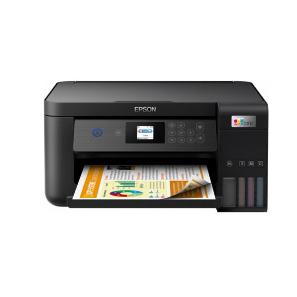 Epson EcoTank ET-2851 Ad inchiostro A4 5760 x 1440 DPI 33 ppm Wi-Fi (Epson EcoTank ET-2851 ET 2851 ET2851 - Multifunction printer - colour - ink-jet - refillable - A4 [media] - up to 10.5 ppm [printing] - 100 sheets - USB, Wi-Fi - black)