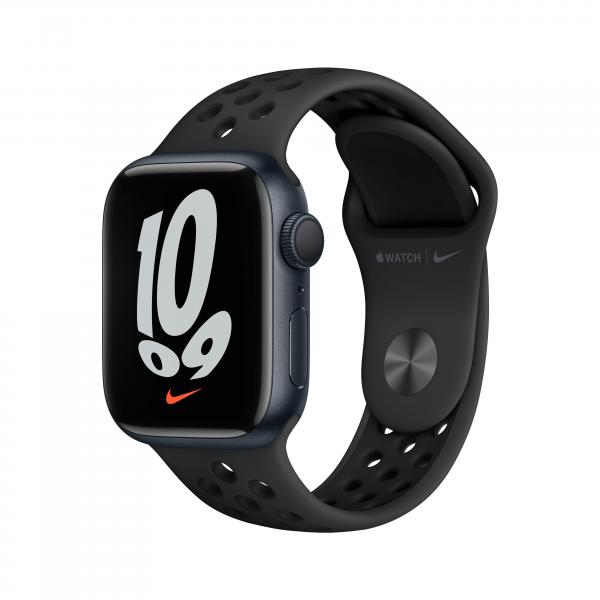 Apple Watch Nike Series 7 41 mm OLED Nero GPS (satellitare)