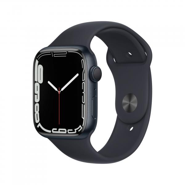 Apple Watch Series 7 GPS - 45 mm - Cassa in alluminio Midnight - Cinturino Midnight Sport