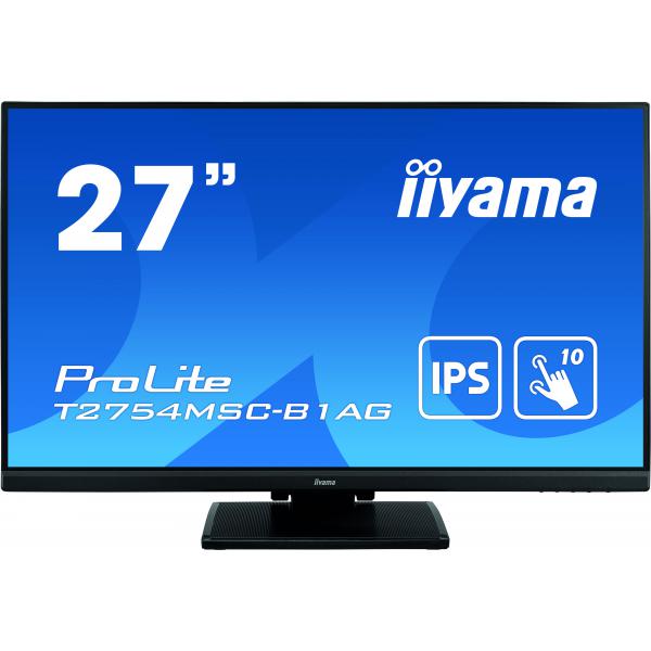 iiyama ProLite T2754MSC-B1AG monitor touch screen 68,6 cm (27") 1920 x 1080 Pixel Multi-touch Multi utente Nero