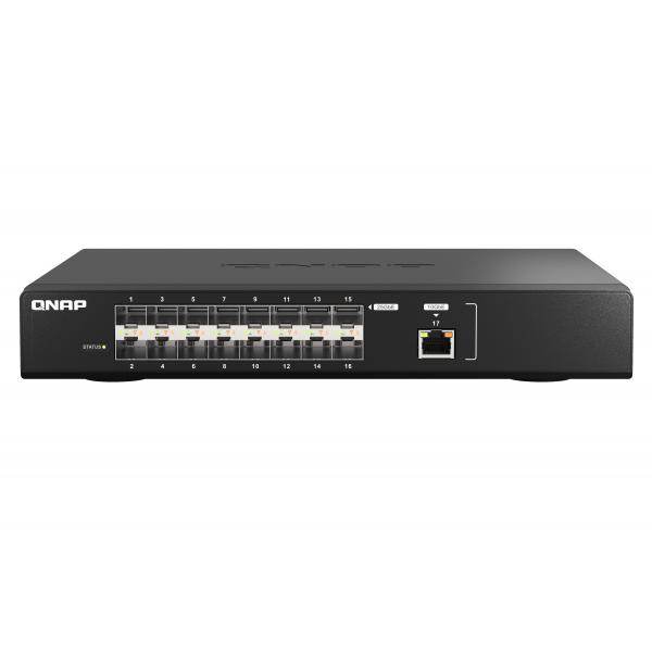 QNAP QSW-M5216-1T switch di rete Gestito L2 10G Ethernet (100/1000/10000) Nero