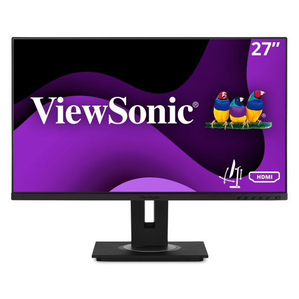 Viewsonic VG Series VG2748a LED display 68,6 cm [27] 1920 x 1080 Pixel Full HD Nero (ViewSonic VG2748a-2 - LED monitor - 27 - 1920 x 1080 Full HD [1080p] @ 60 Hz - IPS - 250 cd/mÂ² - 1000:1 - 5 ms - HDMI, VGA, DisplayPort, USB)