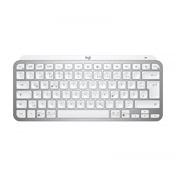Logitech Mx Keys Mini For Business Tastiera Rf Senza Fili + Bluetooth Qwertz Tedesco Alluminio