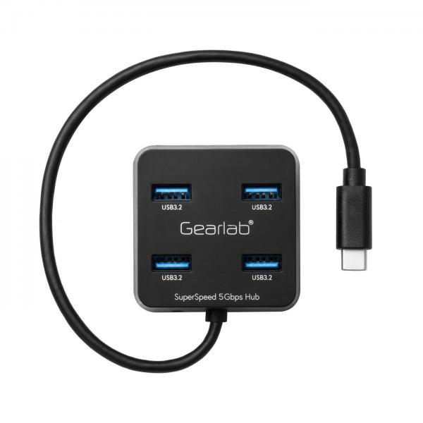 4 Port USB 3.2 Hub with USB-C