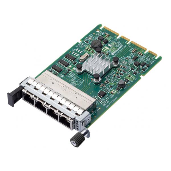 Broadcom N41T scheda di interfaccia e adattatore Interno RJ-45 (Broadcom NetXtreme E-Series N41GBT - Adattatore di rete - PCIe 2.0 x4 - Gigabit Ethernet x 4)