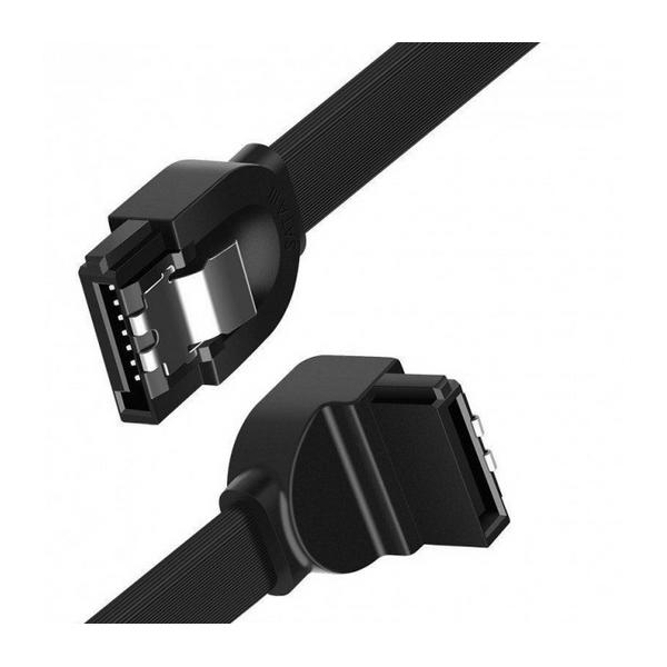 UGREEN Cavo SATA 3 - Angolare- 0.5m (Black)