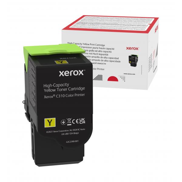 Xerox Cartuccia toner Giallo a High capacity da 5500 Pagine per Stampante a colori Â® C310â€‹/â€‹multifunzione a colori Â® C315 [006R04367] (XEROX C310 YELLOW HIGH CAP TONER CAR)