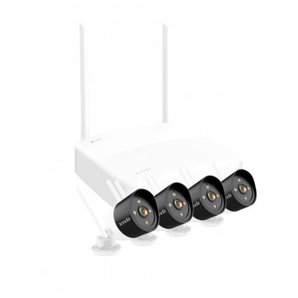 Tenda Kit di Sicurezza Video HD Wireless a 4 Canali Videocamere, K4W-3TC