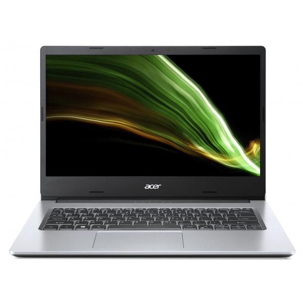 Acer Aspire 3 A314-35-P2U6 Computer portatile 35,6 cm (14") Full HD Intel® Celeron® N 8 GB DDR4-SDRAM 128 GB SSD Wi-Fi 5 (802.11ac) Windows 11 Home in S mode Argento