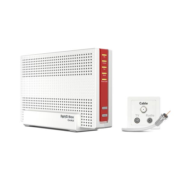 AVM FRITZ Box 6690 Cable router wireless Gigabit Ethernet Dual-band (2.4 GHz/5 GHz) Bianco