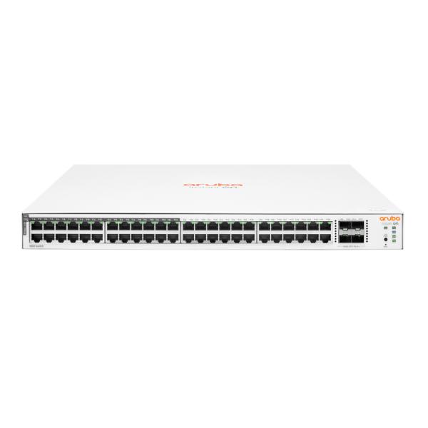 Hewlett Packard Enterprise Aruba Instant On 1830 48G 24p Class4 PoE 4SFP 370W Gestito L2 Gigabit Ethernet (10/100/1000) Supporto Power over Ethernet (PoE) 1U