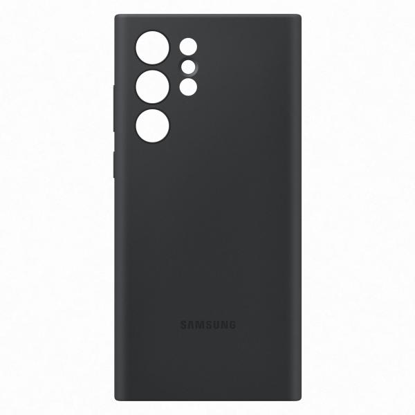 Samsung cover in silicone per Galaxy S22 Ultra § Nero