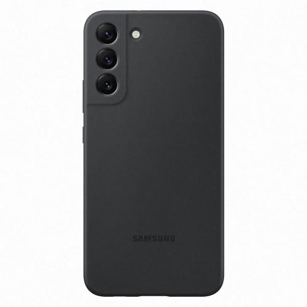 Samsung cover in silicone per Galaxy S22+ § Nero