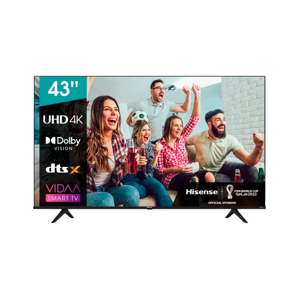 Hisense Uhd Smart Tv 43a6bg 108 Cm (42.5") 4k Ultra Hd WI-Fi Nero