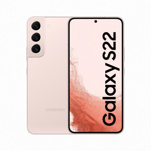 Samsung Galaxy S22 SM-S901B 15,5 cm [6.1] Doppia SIM Android 12 5G USB tipo-C 8 GB 256 GB 3700 mAh Oro, Rosa (GALAXY S22 PINK GOLD 256GB)