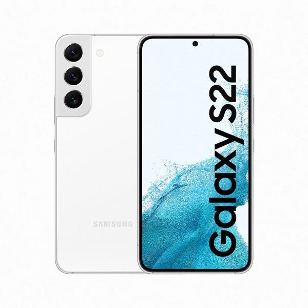 Samsung Galaxy S22 SM-S901B 15,5 cm [6.1] Doppia SIM Android 12 5G USB tipo-C 8 GB 256 GB 3700 mAh Bianco (GALAXY S22 WHITE 256GB)