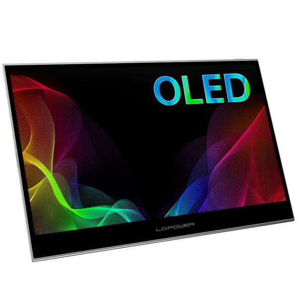 LC-Power LC-M16-4K-UHD-P-OLED Monitor PC 39,6 cm (15.6") 3840 x 2160 Pixel 4K Ultra HD Antracite