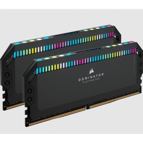 Corsair Dominator CMT32GX5M2B5600C36 memoria 32 GB 2 x 16 GB DDR5 5600 MHz (Corsair Dominator Platinum RGB 32GB Kit [2 x 16GB], DDR5, 5600MHz [PC5-44800], CL36, 1.25V, XMP 3.0, PMIC, DIMM Memory, Black)
