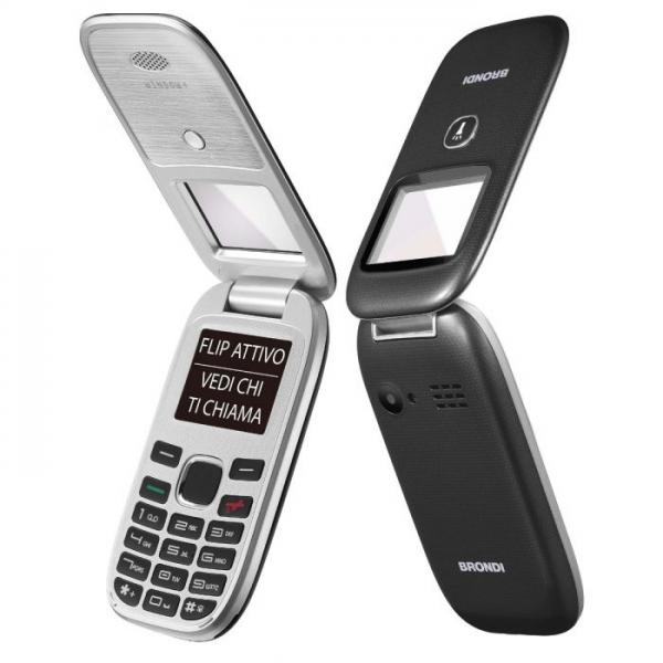 Cellulare Brondi Window+ Black 1.77" Dual Sim Senior Phone