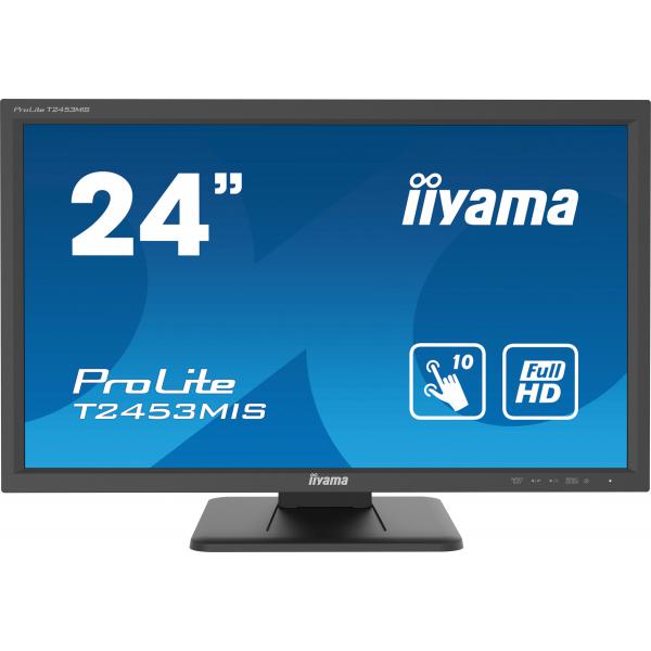iiyama ProLite T2453MIS-B1 monitor touch screen 59,9 cm (23.6") 1920 x 1080 Pixel Multi-touch Multi utente Nero