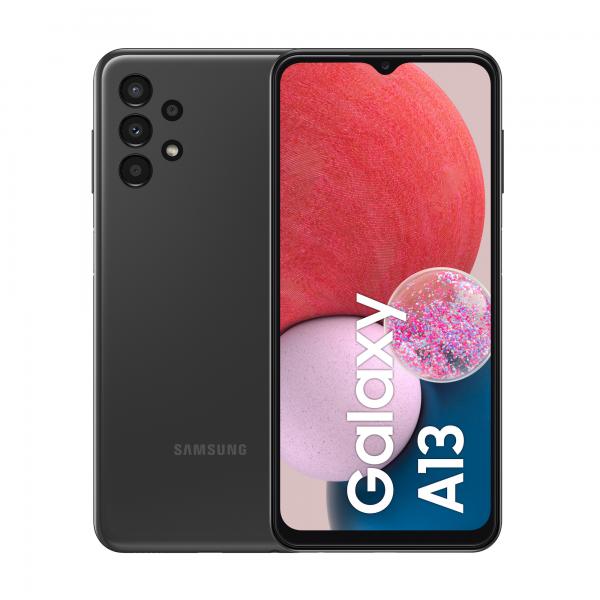 Samsung Galaxy A13 Display 6.6 FHD+ TFT LCD, Doppia SIM Android 12, RAM 3 GB, 32 GB, 5.000 mAh, Black (SAMSUNG GALAXY A13 64IN BLACK - [32GB] LTE)