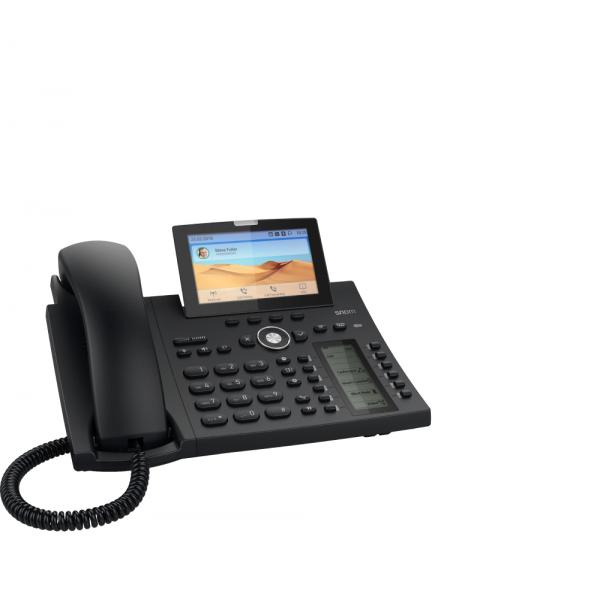 Snom D385N telefono IP Nero 12 linee TFT (SNOM D385N - DESK TELEPHONE)
