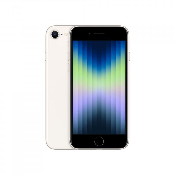 Apple iPhone SE 11,9 cm [4.7] Doppia SIM iOS 17 5G 64 GB Bianco (Apple iPhone SE [3rd generation] - 5G smartphone - dual-SIM / Internal Memory 64 GB - LCD display - 4.7 - 1334 x 750 pixels - rear camera 12 MP - front camera 7 MP - starlight)