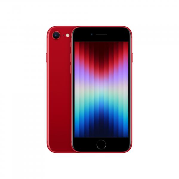 Apple iPhone SE 11,9 cm [4.7] Doppia SIM iOS 17 5G 64 GB Rosso (Apple iPhone SE [3rd generation] - [PRODUCT] RED - 5G smartphone - dual-SIM / Internal Memory 64 GB - LCD display - 4.7 - 1334 x 750 pixels - rear camera 12 MP - front camera 7 MP - red)