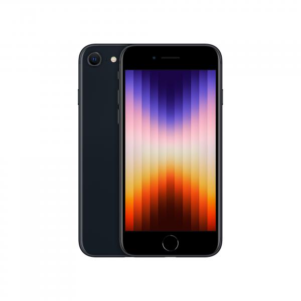 Apple iPhone SE 11,9 cm [4.7] Doppia SIM iOS 15 5G 128 GB Nero (IPHONE SE 128GB MIDNIGHT - .)